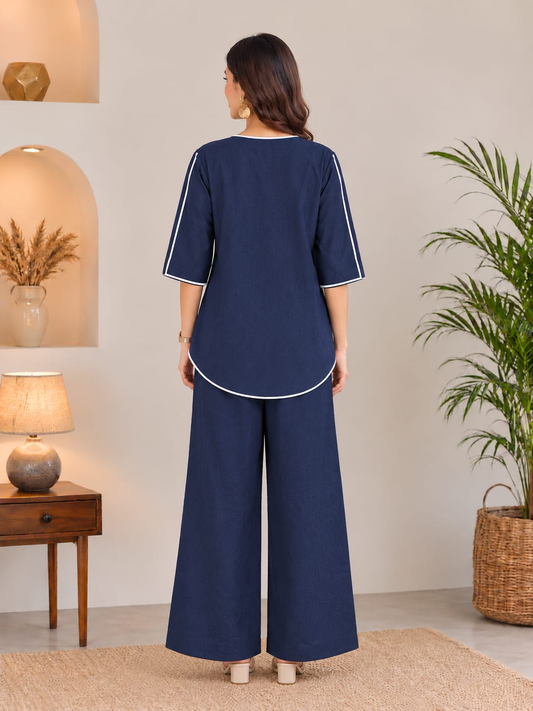 Women’s Top & Bottom Two Piece Western Tops LD1-N