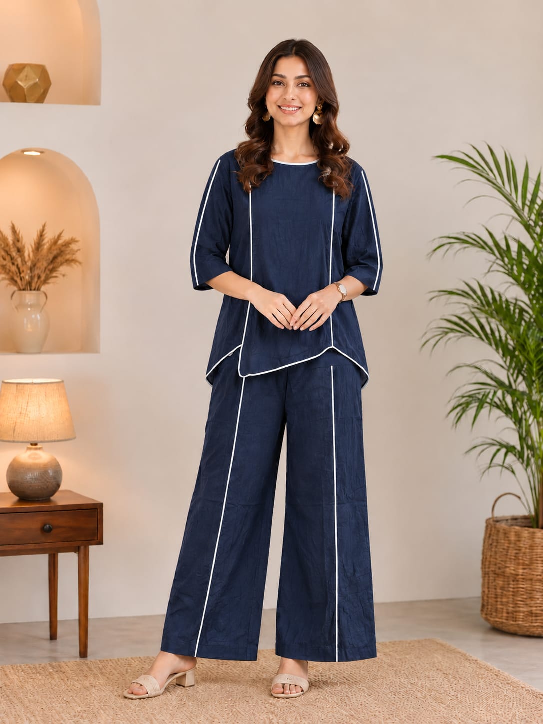 Women’s Top & Bottom Two Piece Western Tops LD1-N