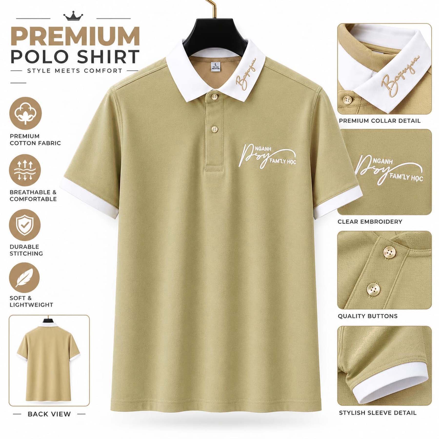 Premium Men's Polo T-shirt  PO-18BC