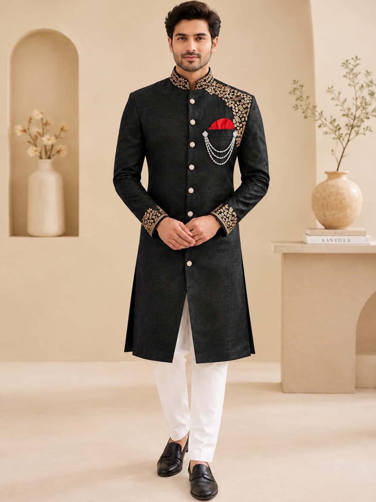 Sherwani Style Panjabi P-13B