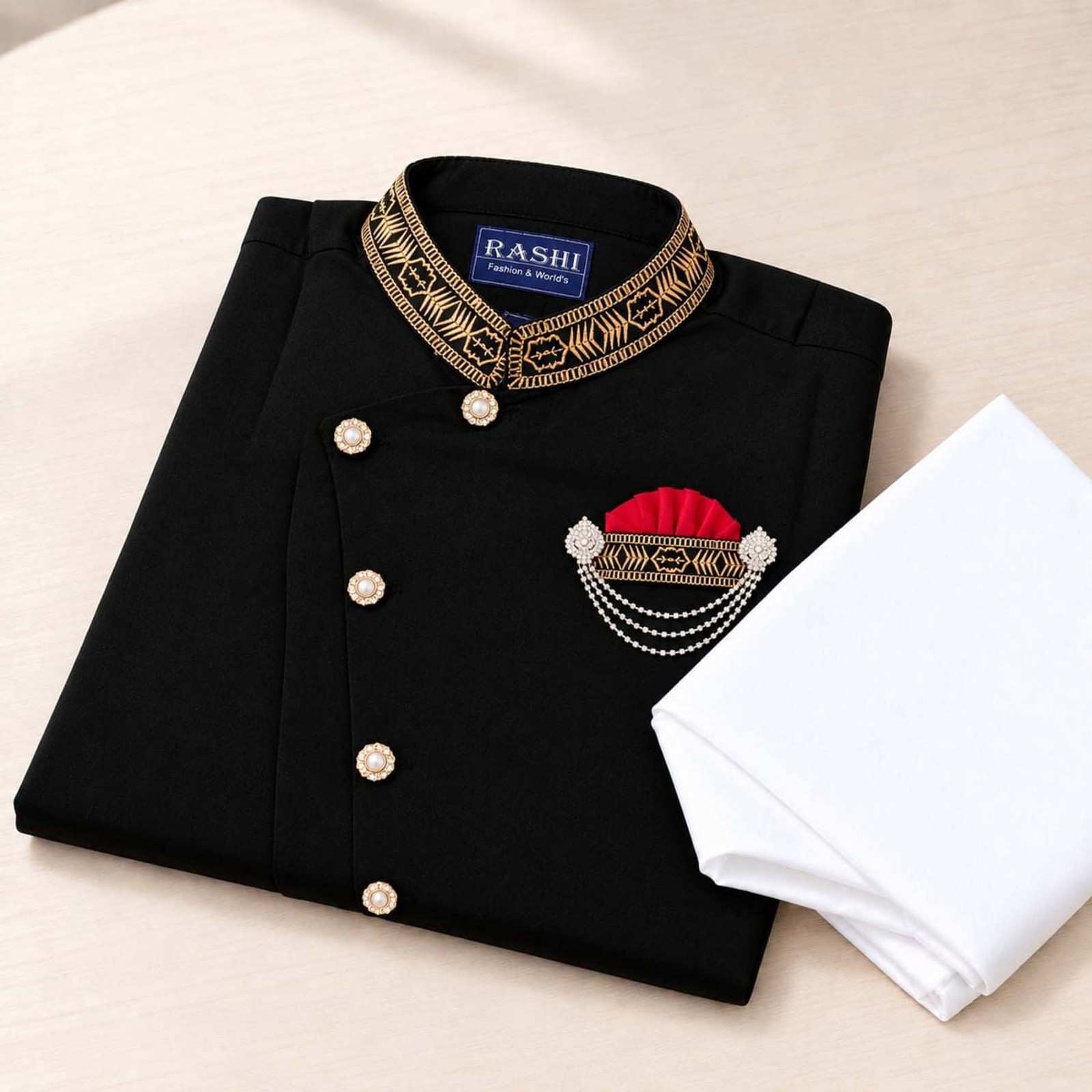 Sherwani Style Panjabi P-12BS