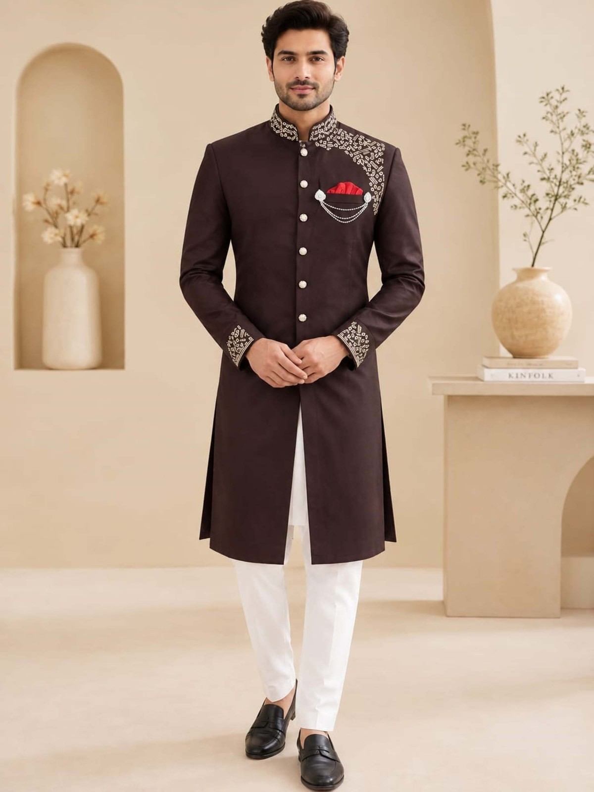 Sherwani Style Panjabi P-13C
