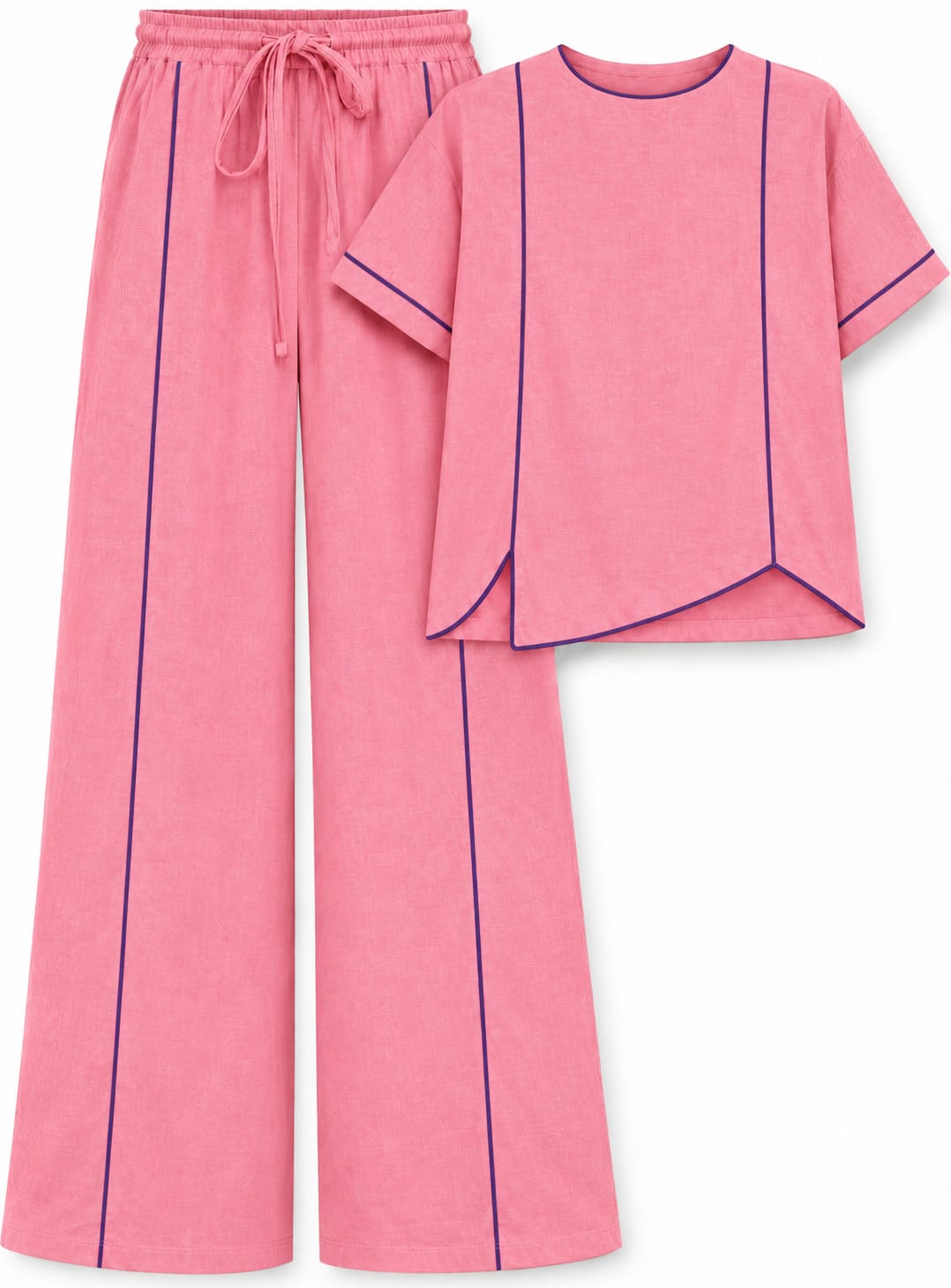 Women’s Top & Bottom Two Piece Western Tops LD1-Multi