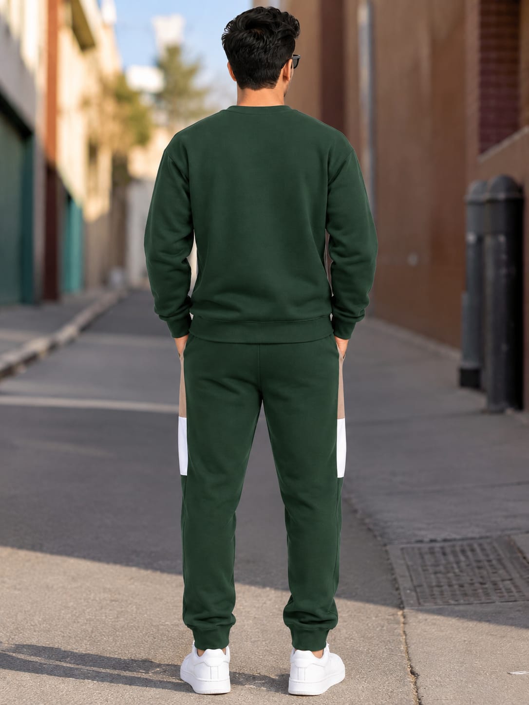 Premium Sweatshirt & Sweatpants Set SS-2Olive