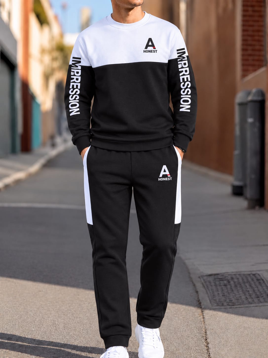 Premium Sweatshirt & Sweatpants Set SS-AB