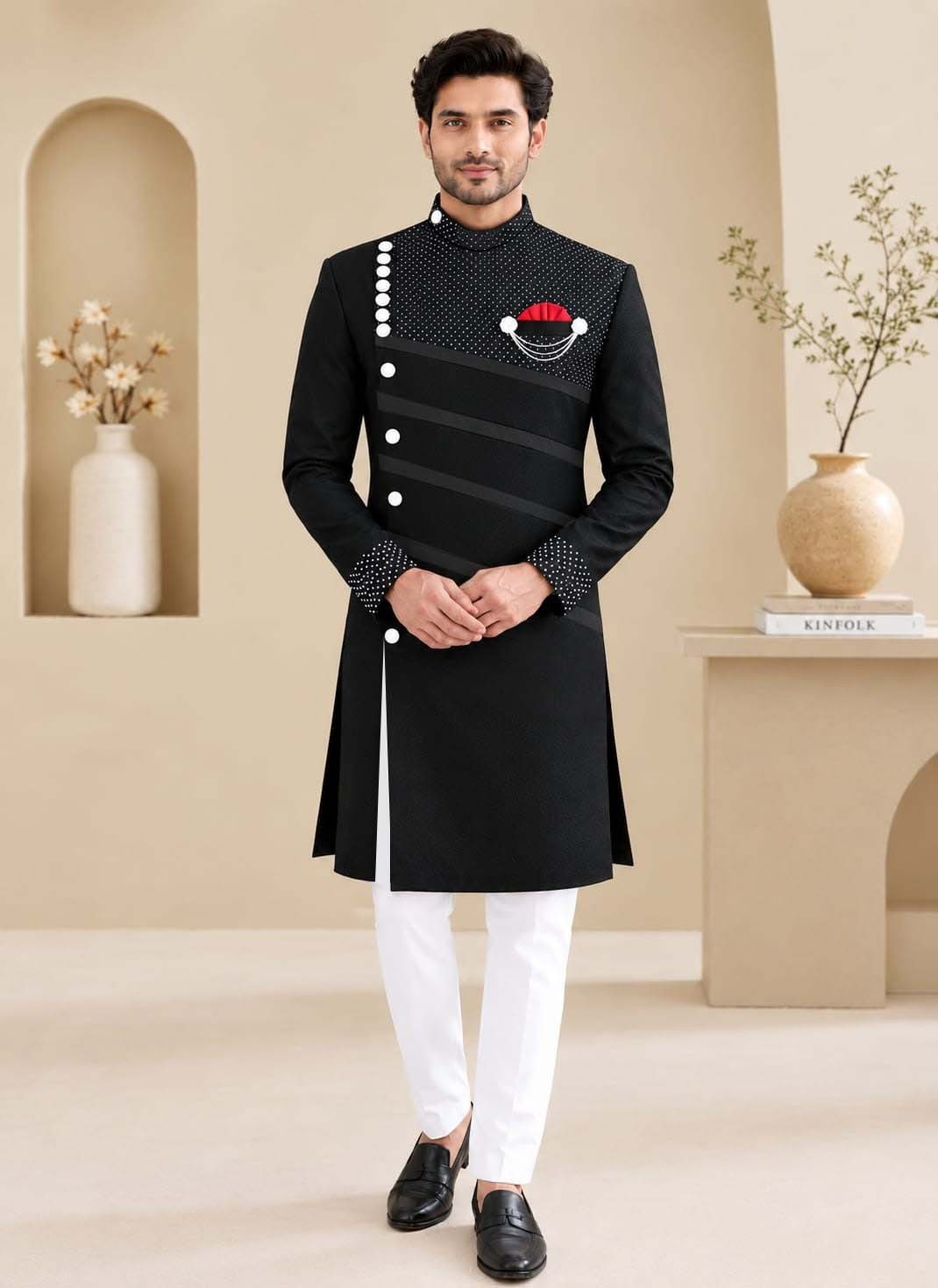 Sherwani Style Panjabi P-12B