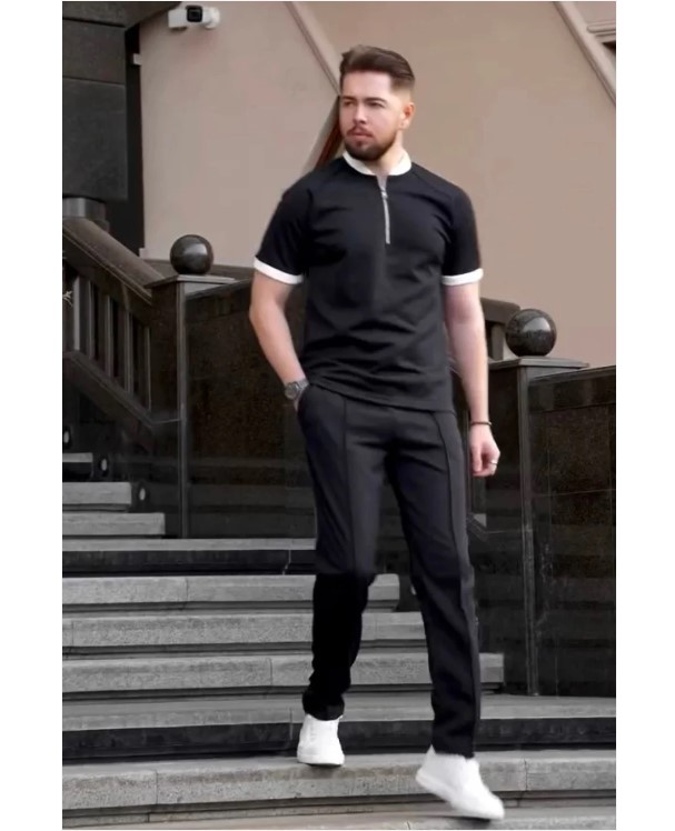 Men's Premium Short Sleeve & Pant Suit's PS3-B